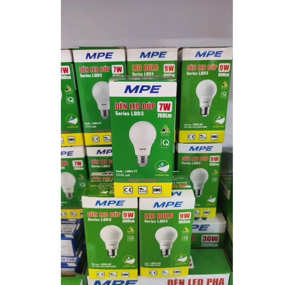 Bóng búp MPE 9w
